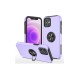  iPhone 12 Mini Kılıf Elit Yüzüklü Kapak - Mor