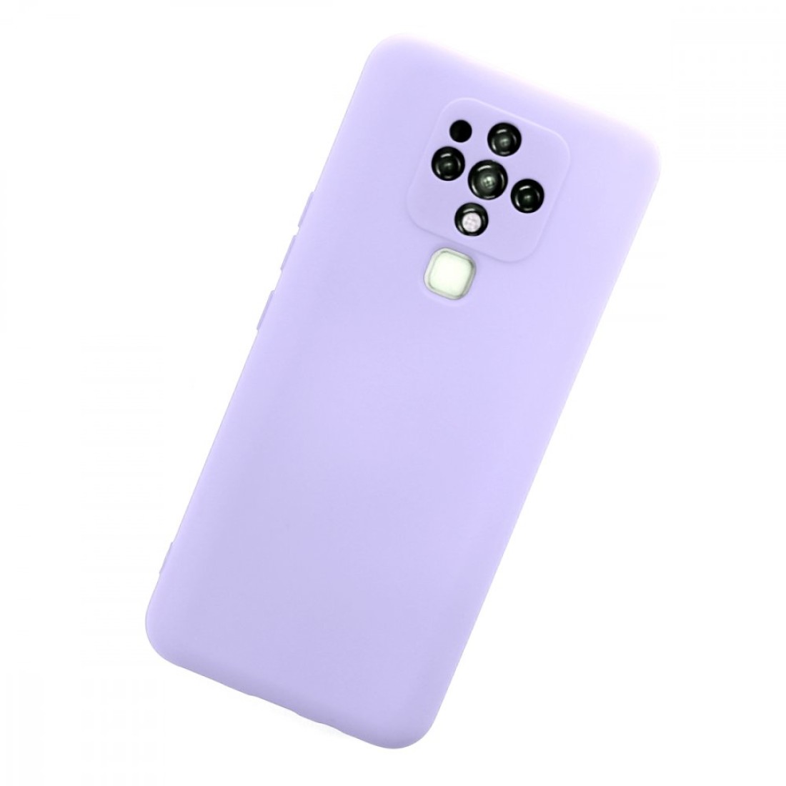  Tecno Camon 16 Kılıf Nano içi Kadife Silikon - Lila