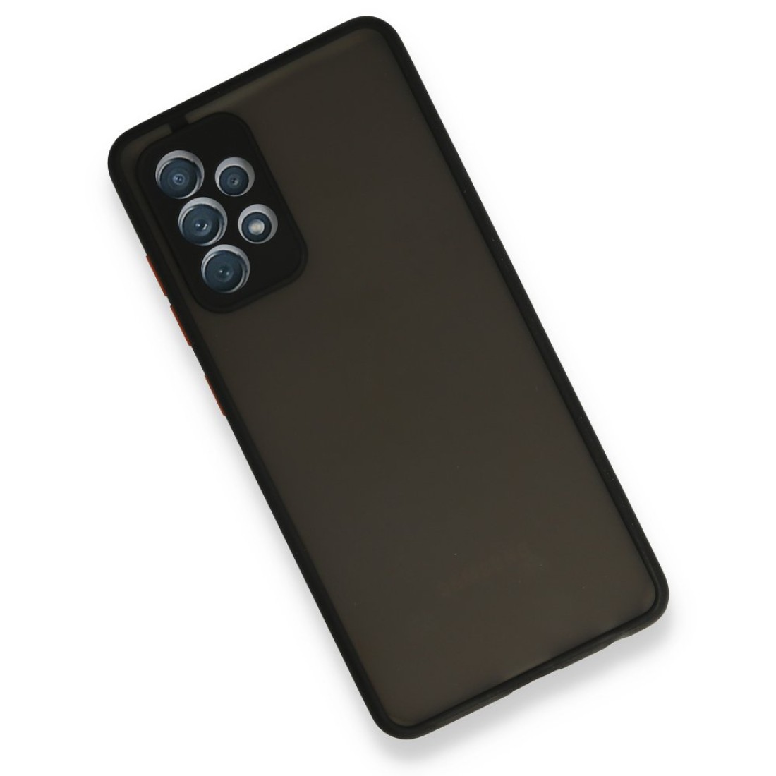  Samsung Galaxy A72 Kılıf Montreal Silikon Kapak - Siyah