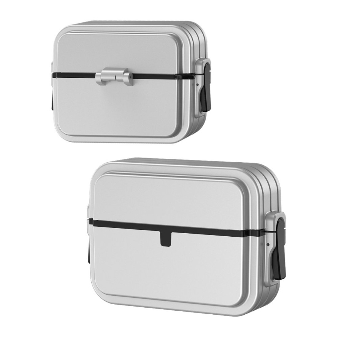  Airpods Pro (1.nesil) 404 Kilitli Kılıf - Gri