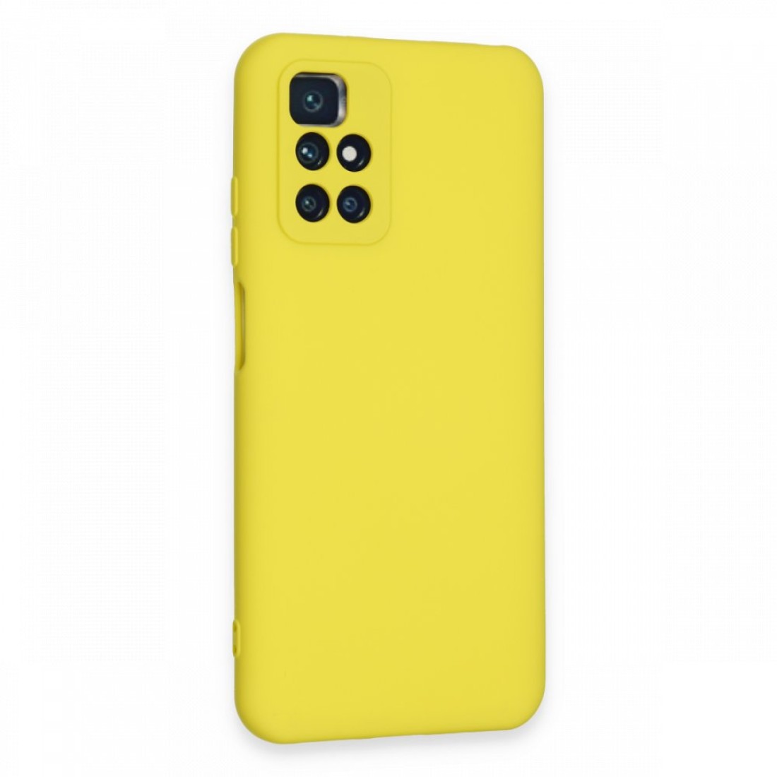  Xiaomi Redmi Note 11 4G Kılıf Nano içi Kadife Silikon - Sarı