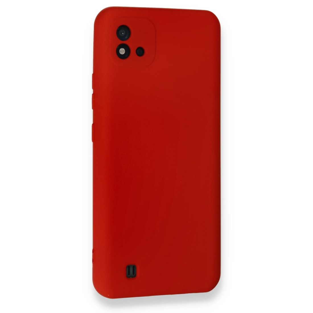 Realme C11 2021 Kılıf Nano içi Kadife Silikon - Kırmızı Realme C11 2021 Kılıf Nano içi Kadife Silikon - Kırmızı
