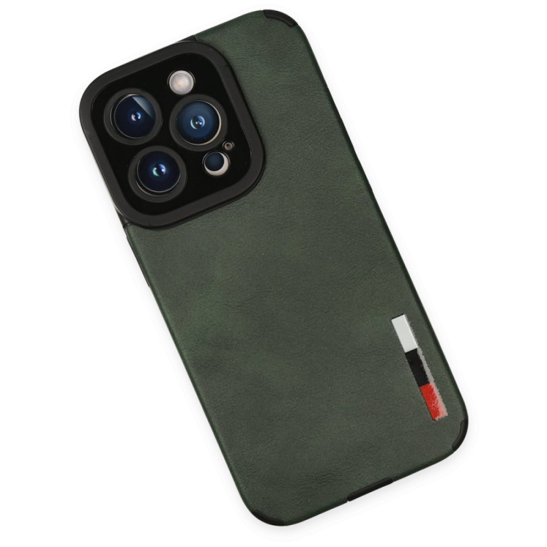 iPhone 14 Pro Max Kılıf Loop Deri Silikon - Yeşil iPhone 14 Pro Max Kılıf Loop Deri Silikon - Yeşil