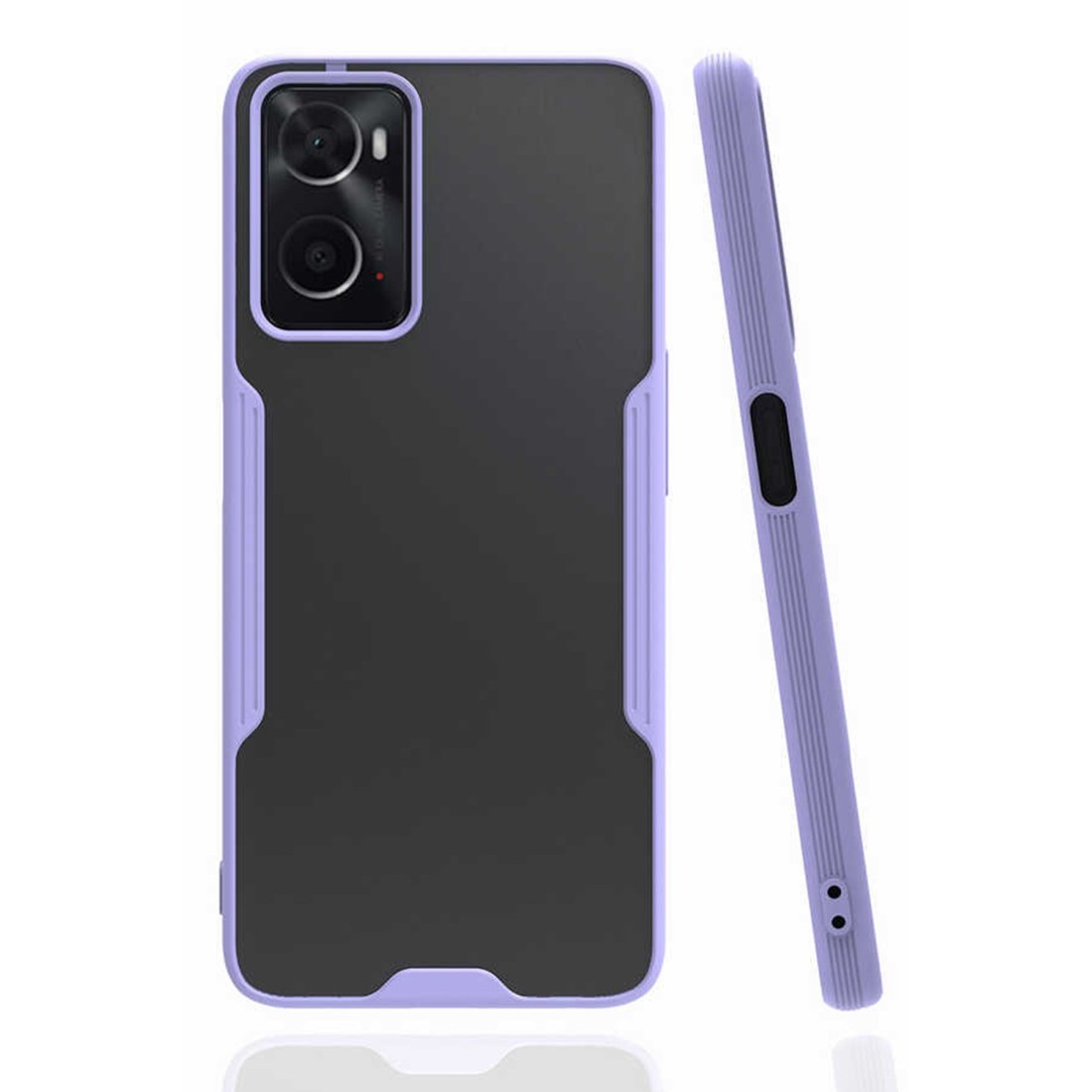 Oppo A96 Kılıf Platin Silikon - Lila Oppo A96 Kılıf Platin Silikon - Lila