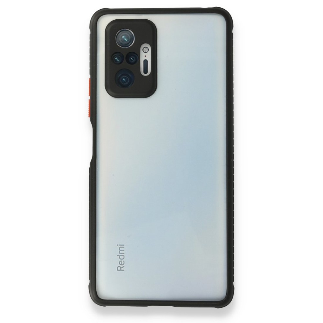  Xiaomi Redmi Note 10 Pro Kılıf Miami Şeffaf Silikon - Siyah