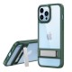 iPhone 13 Pro Max Kılıf Rolet Stand Kapak - Yeşil iPhone 13 Pro Max Kılıf Rolet Stand Kapak - Yeşil