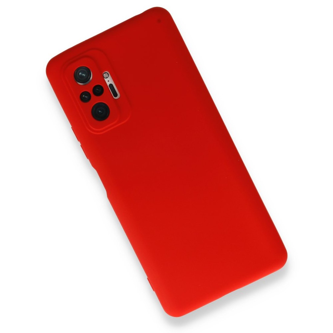 Xiaomi Redmi Note 10 Pro Kılıf Nano içi Kadife Silikon - Kırmızı Xiaomi Redmi Note 10 Pro Kılıf Nano içi Kadife Silikon - Kırmızı