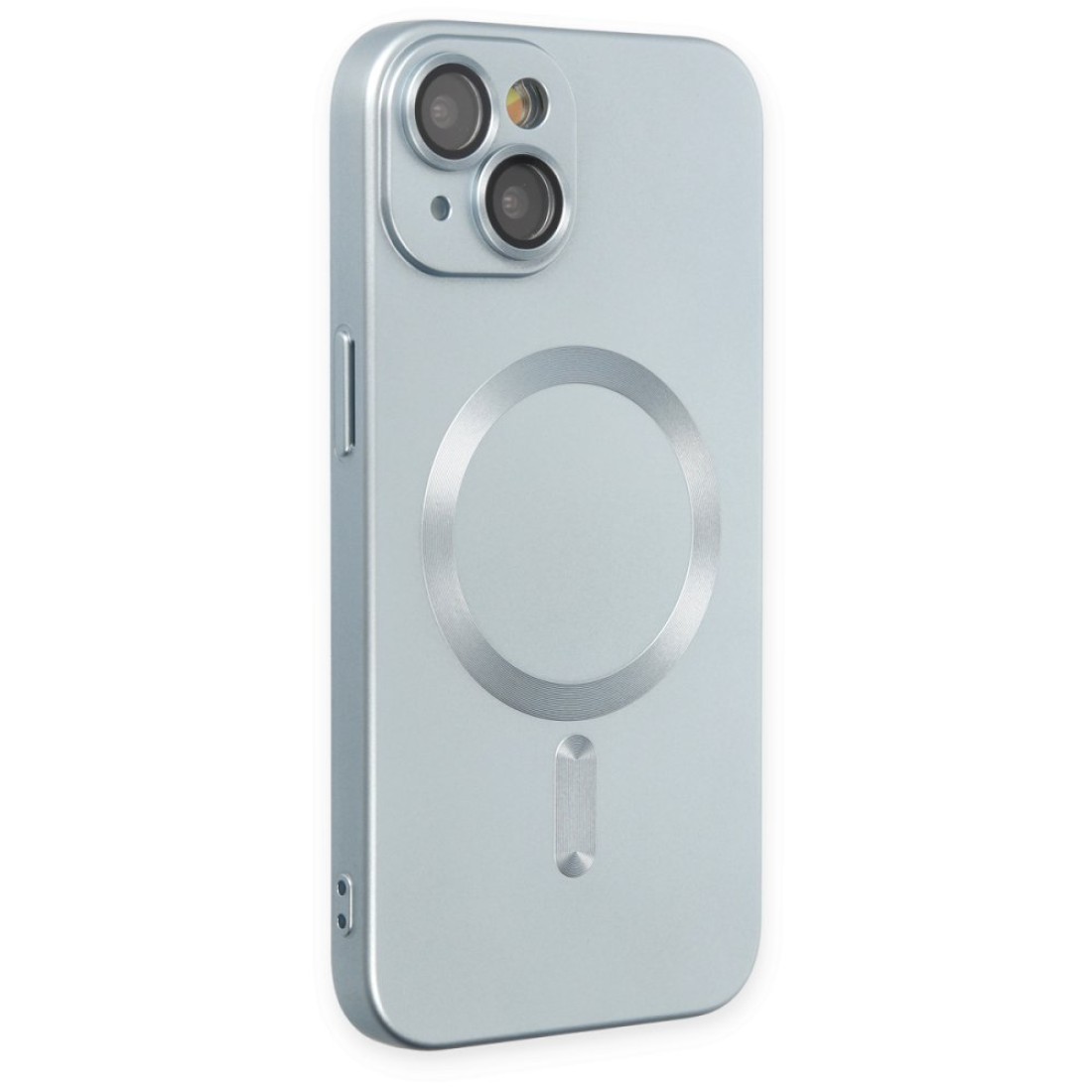 iPhone 14 Plus Kılıf Moshi Lens Magneticsafe Silikon - Sierra Blue iPhone 14 Plus Kılıf Moshi Lens Magneticsafe Silikon - Sierra Blue