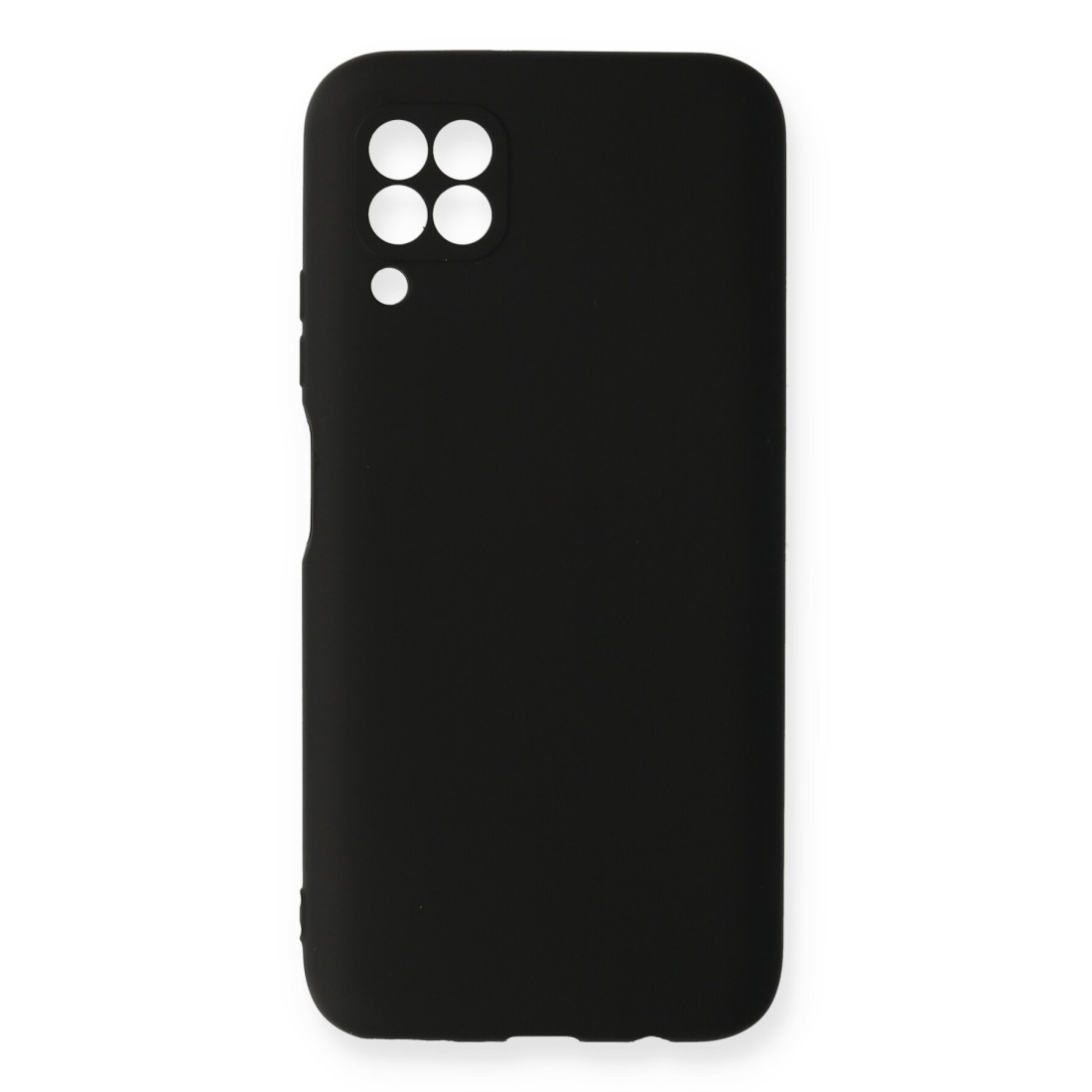  Huawei P40 Lite Kılıf Nano içi Kadife Silikon - Siyah