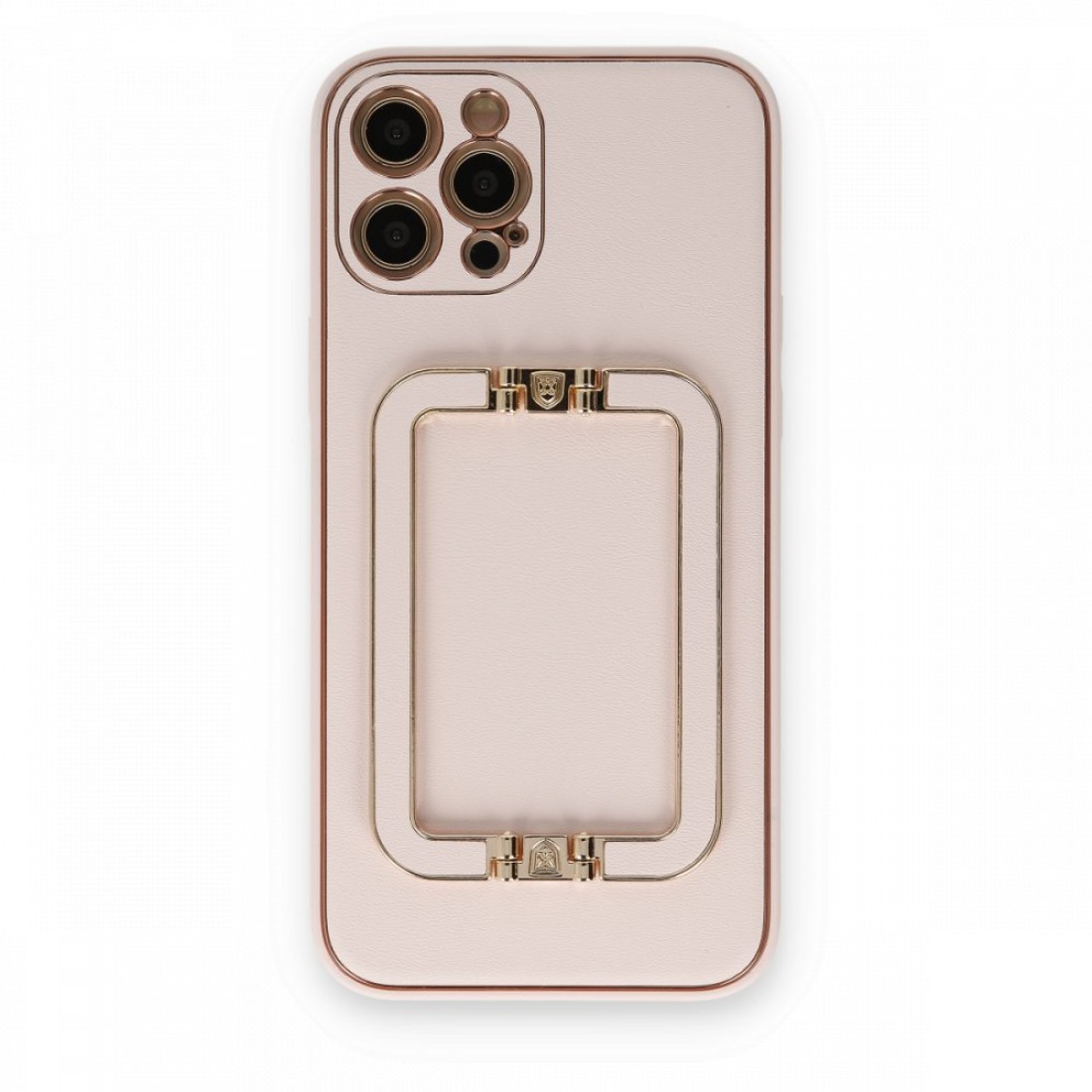 iPhone 12 Pro Kılıf Coco Elit Kapak - Pudra