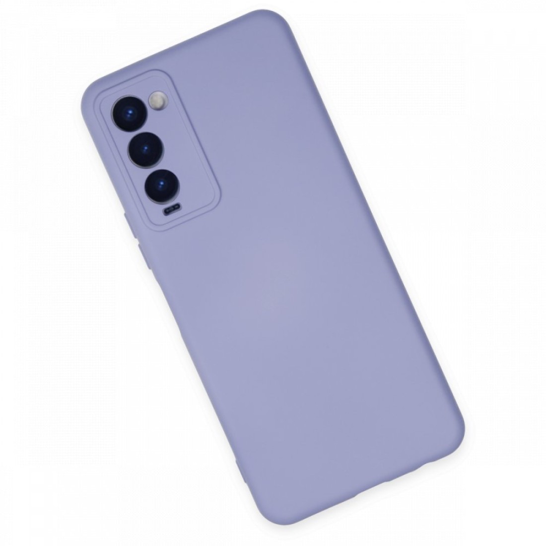  Tecno Camon 18P Kılıf Nano içi Kadife Silikon - Lila