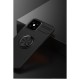  iPhone 12 Mini Kılıf Range Yüzüklü Silikon - Siyah