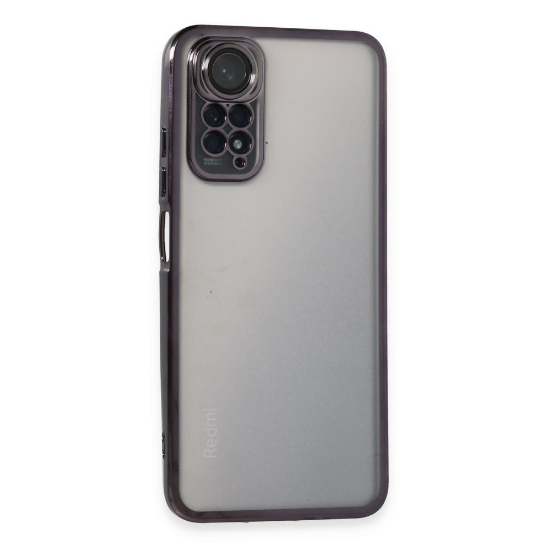  Xiaomi Redmi Note 11 4G Kılıf Razer Lensli Silikon - Mor