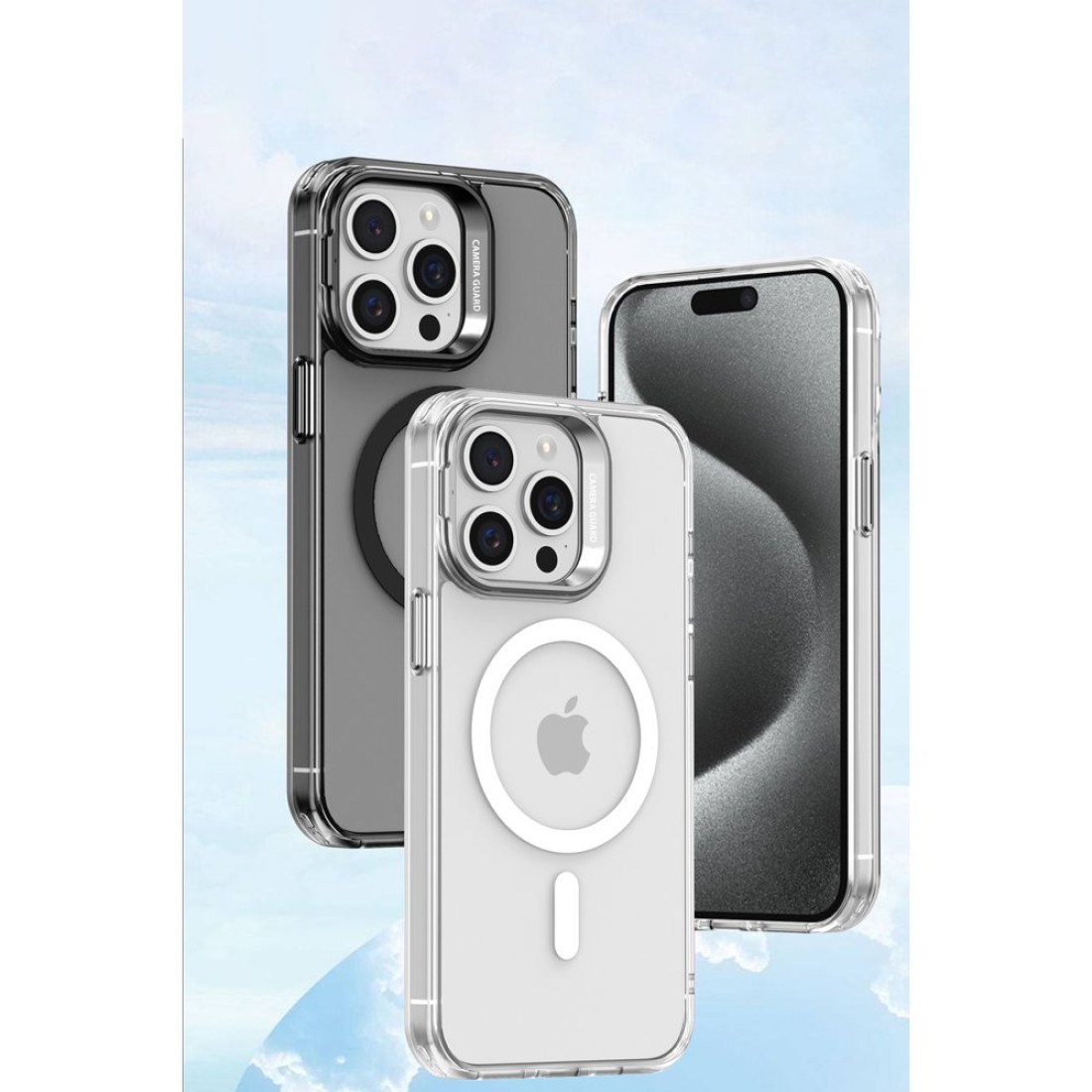 Joko iPhone 15 Armor Magsafe Kapak - Şeffaf Joko iPhone 15 Armor Magsafe Kapak - Şeffaf