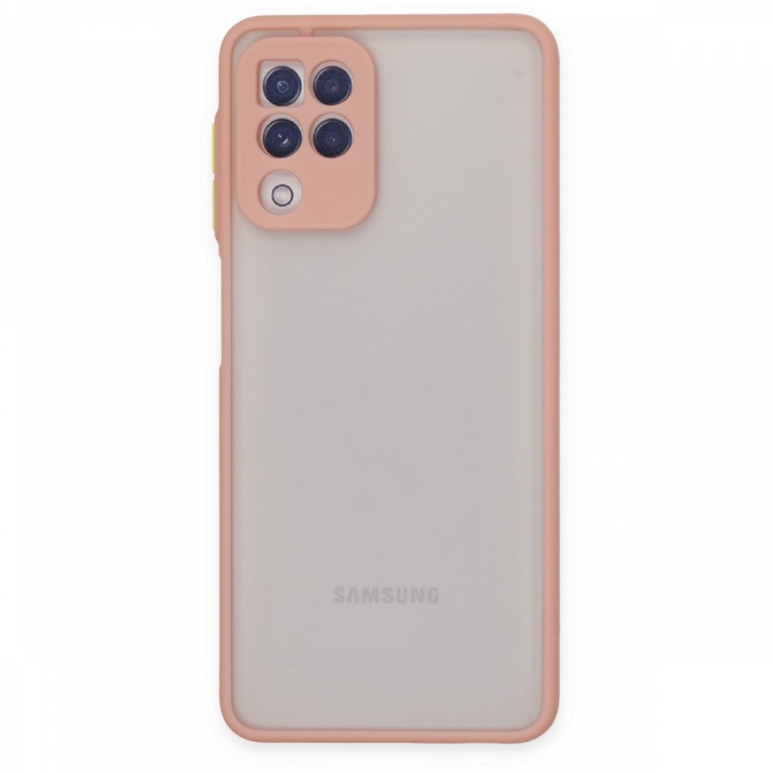  Samsung Galaxy M32 Kılıf Montreal Silikon Kapak - Pembe