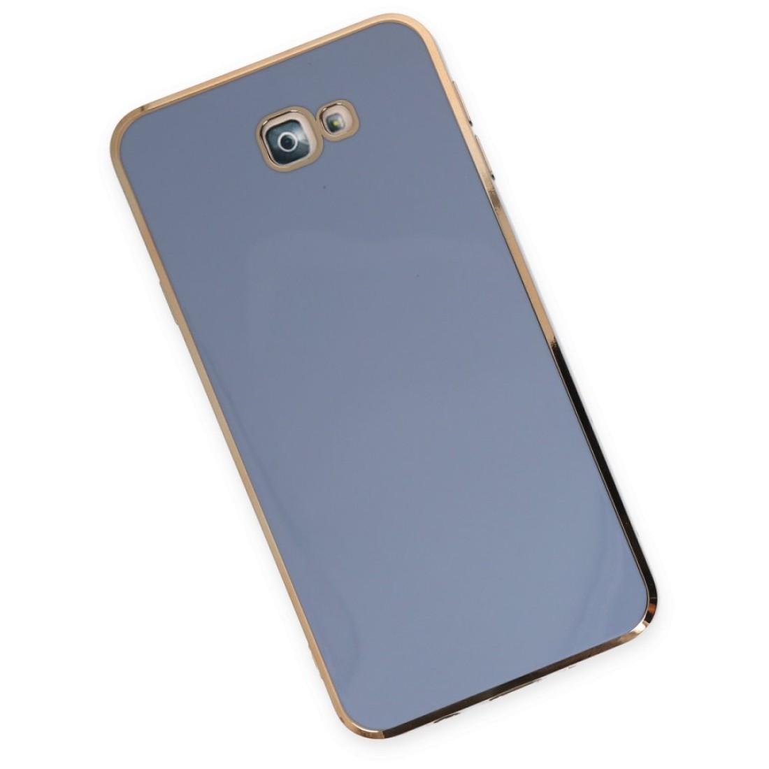  Samsung Galaxy J7 Prime Kılıf Volet Silikon - Mavi