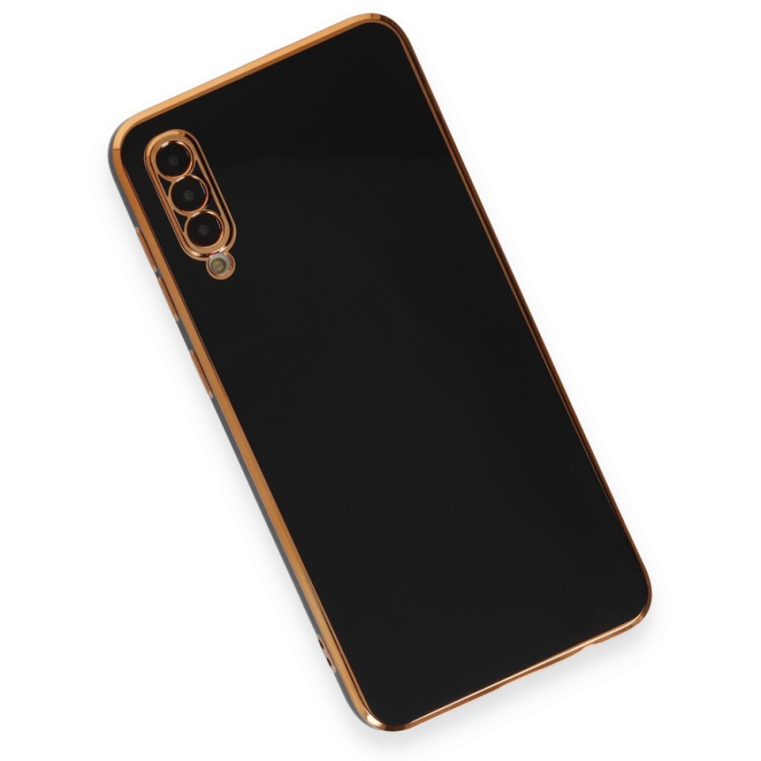  Samsung Galaxy A50 Kılıf Volet Silikon - Siyah