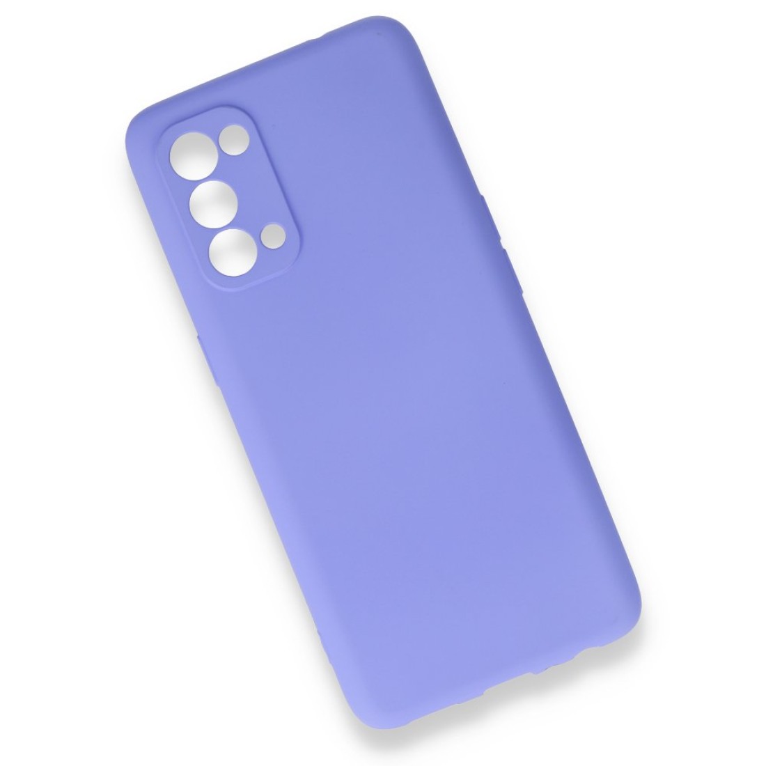 Oppo Reno 5 Pro Kılıf First Silikon - Lila Oppo Reno 5 Pro Kılıf First Silikon - Lila