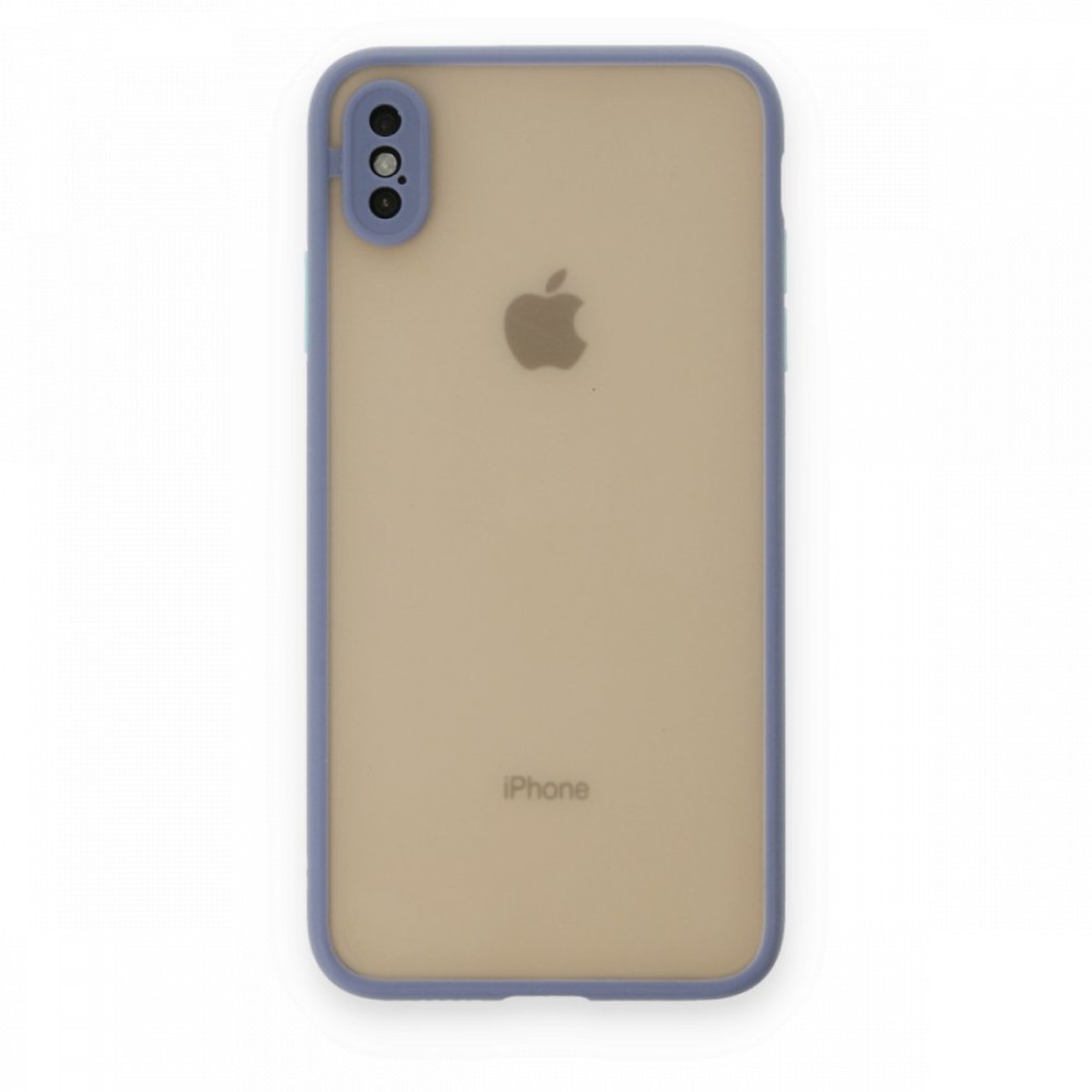  iPhone X Kılıf Montreal Silikon Kapak - Gri