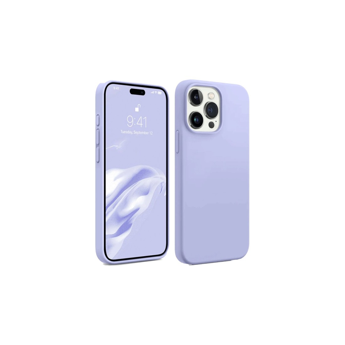 iPhone 15 Pro Max Kılıf First Silikon - Lila iPhone 15 Pro Max Kılıf First Silikon - Lila