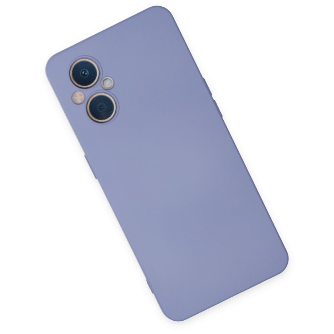  Oppo Reno 8 Lite Kılıf Nano içi Kadife Silikon - Lila