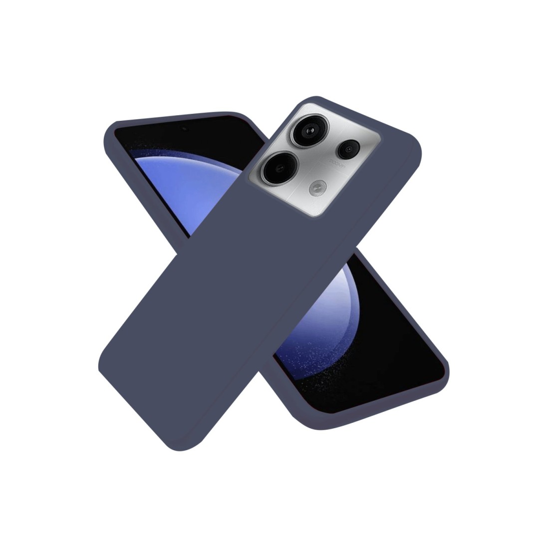 Xiaomi Poco M6 Pro 4G Kılıf First Silikon - Lacivert Xiaomi Poco M6 Pro 4G Kılıf First Silikon - Lacivert