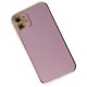  iPhone 12 Kılıf Volet Silikon - Mor