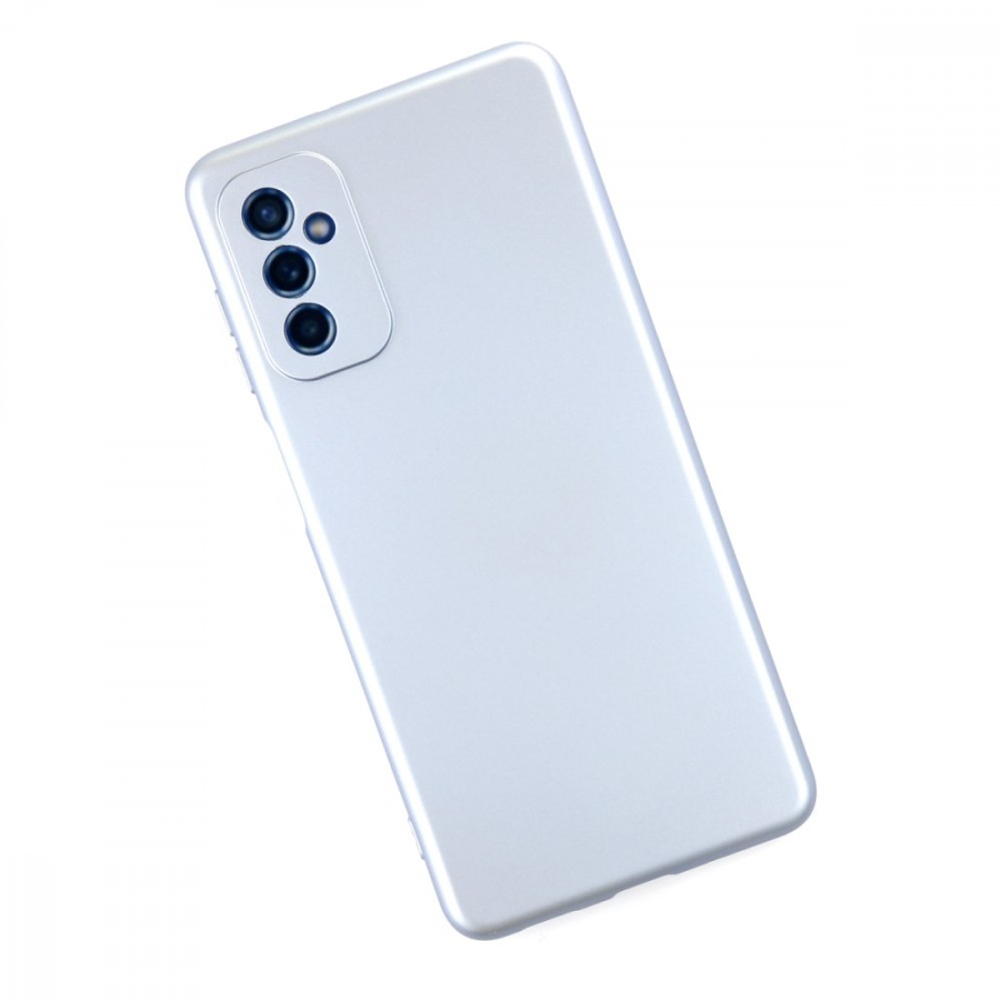  Samsung Galaxy M52 5G Kılıf Nano içi Kadife Silikon - Sky Blue