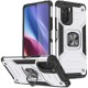 Xiaomi Redmi K40 Kılıf Zegna Yüzüklü Silikon Kapak - Gümüş Xiaomi Redmi K40 Kılıf Zegna Yüzüklü Silikon Kapak - Gümüş
