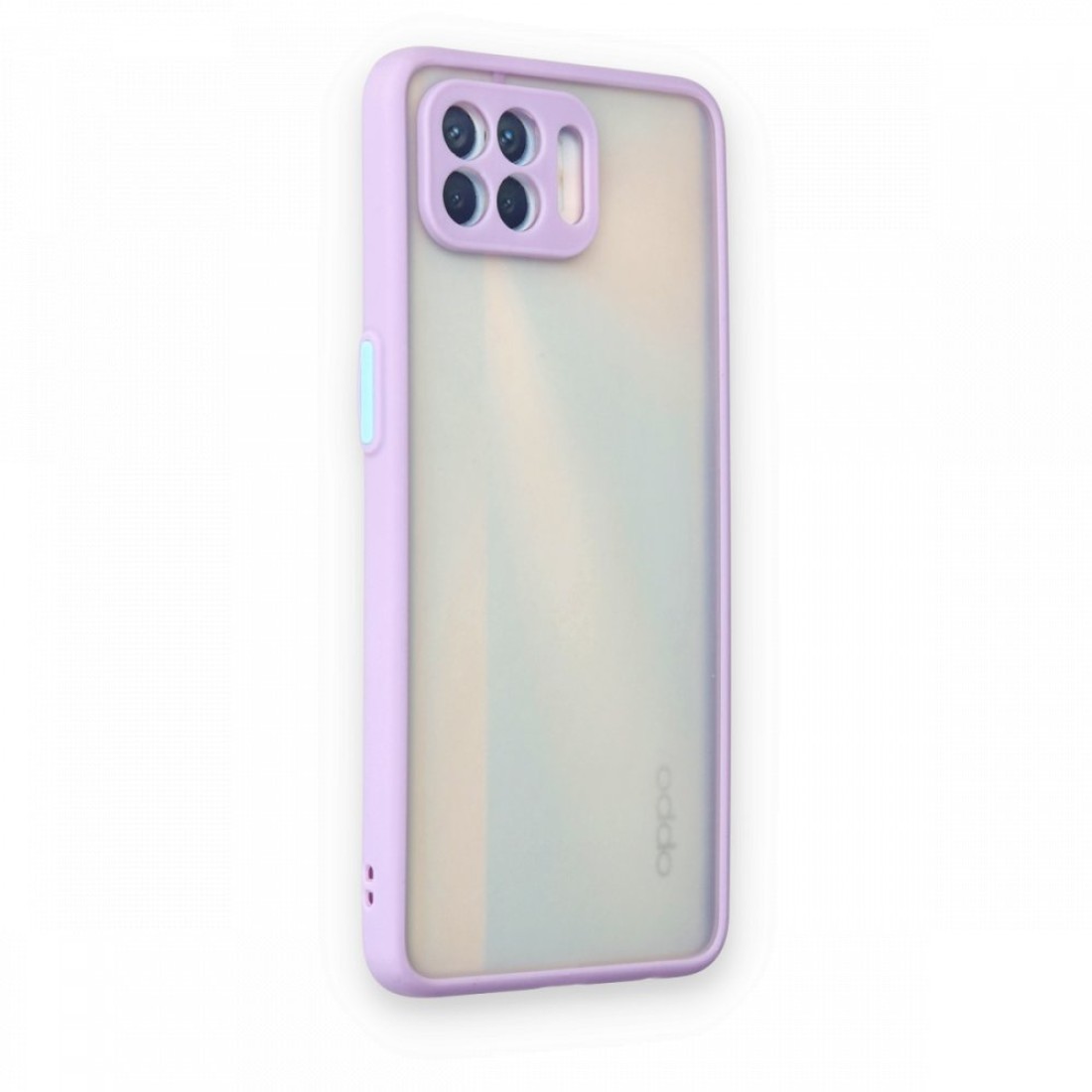  Oppo Reno 4 Lite Kılıf Montreal Silikon Kapak - Mor