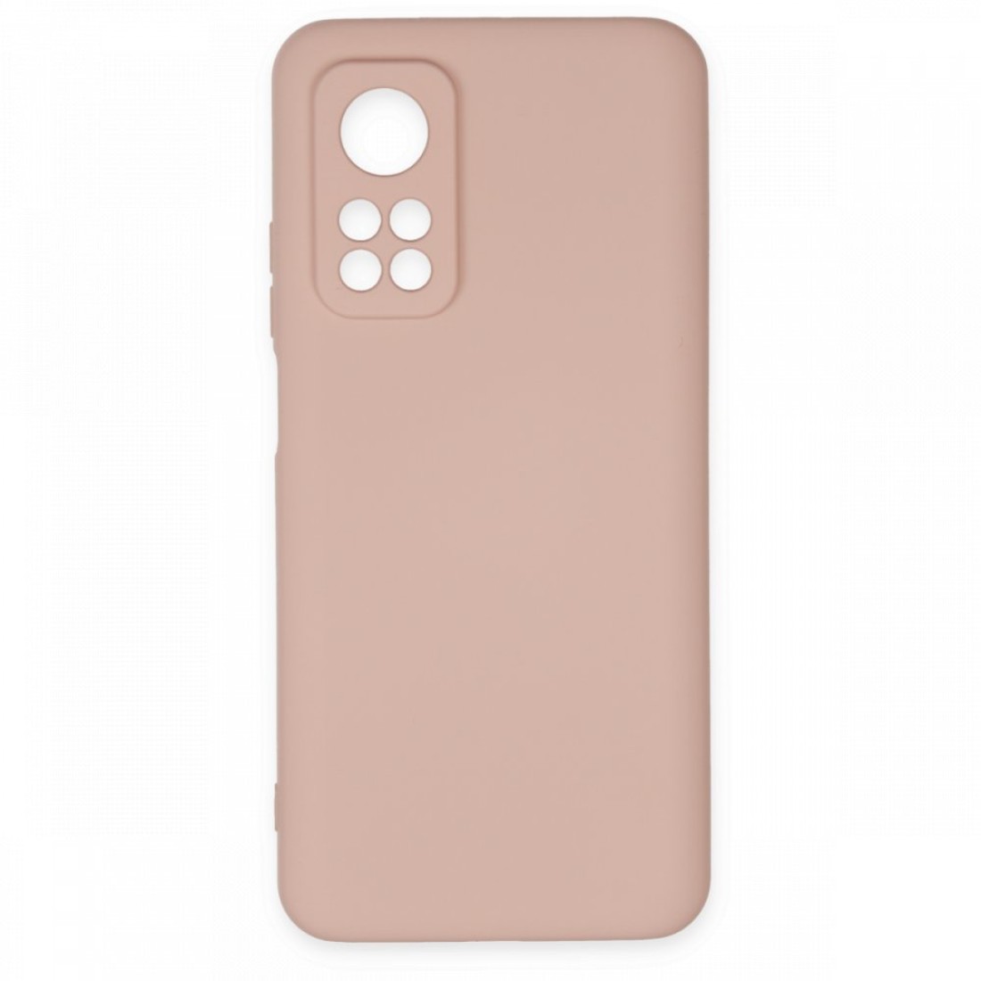  Xiaomi Mi 10T Pro Kılıf Nano içi Kadife Silikon - Pudra