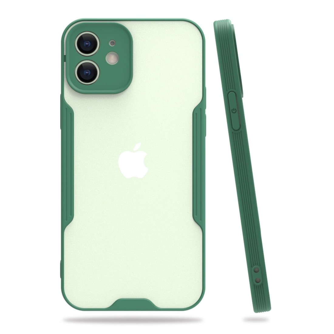  iPhone 12 Mini Kılıf Platin Silikon - Yeşil