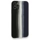  iPhone 11 Pro Kılıf Ebruli Lansman Silikon - Siyah-Lacivert