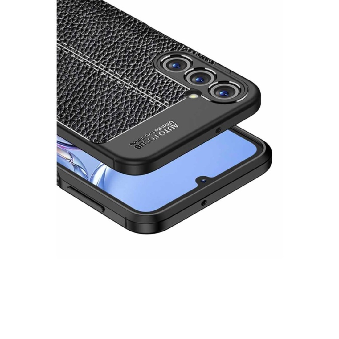 Samsung Galaxy A05S Kılıf Auto Focus Kapak - Siyah Samsung Galaxy A05S Kılıf Auto Focus Kapak - Siyah