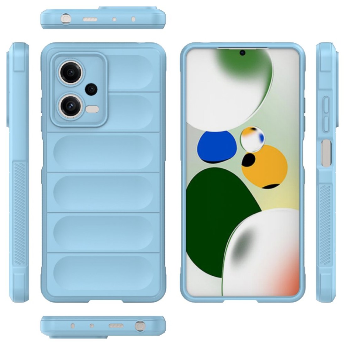  Xiaomi Poco X5 Pro 5G Kılıf Optimum Silikon - Sky Blue