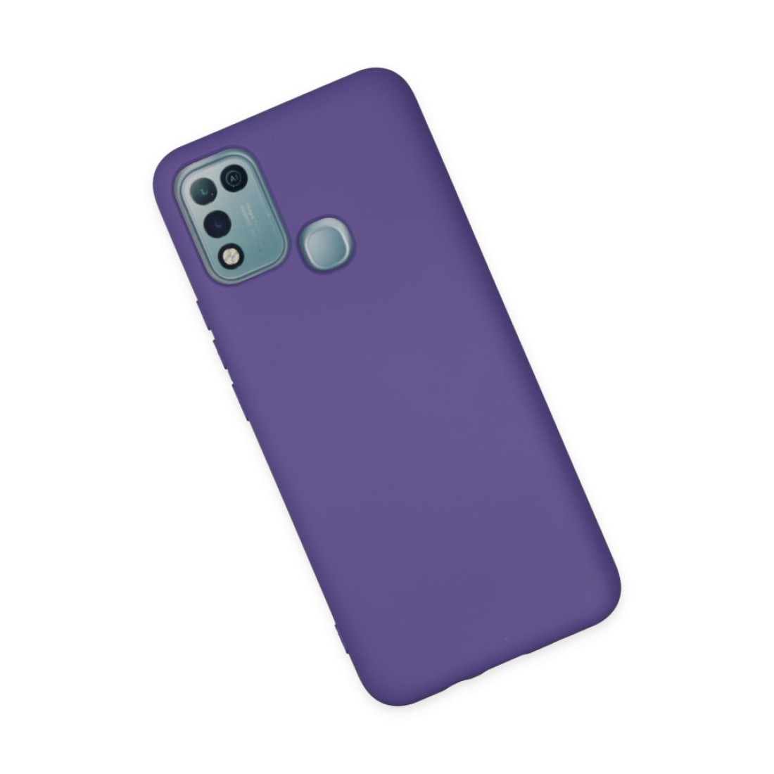  İnfinix Hot 10 Play Kılıf Nano içi Kadife Silikon - Mor