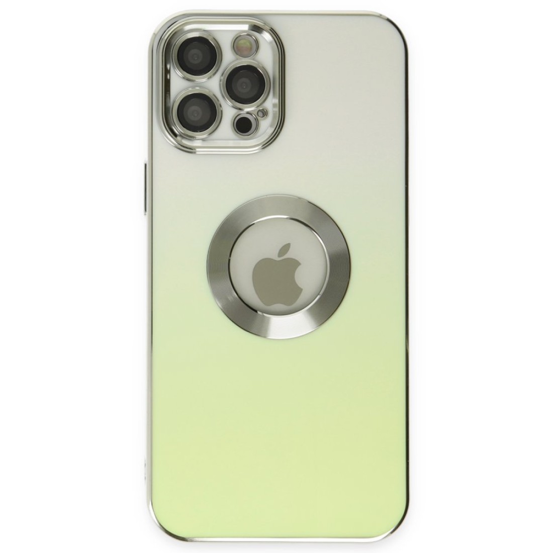  iPhone 12 Pro Kılıf Best Silikon - Yeşil