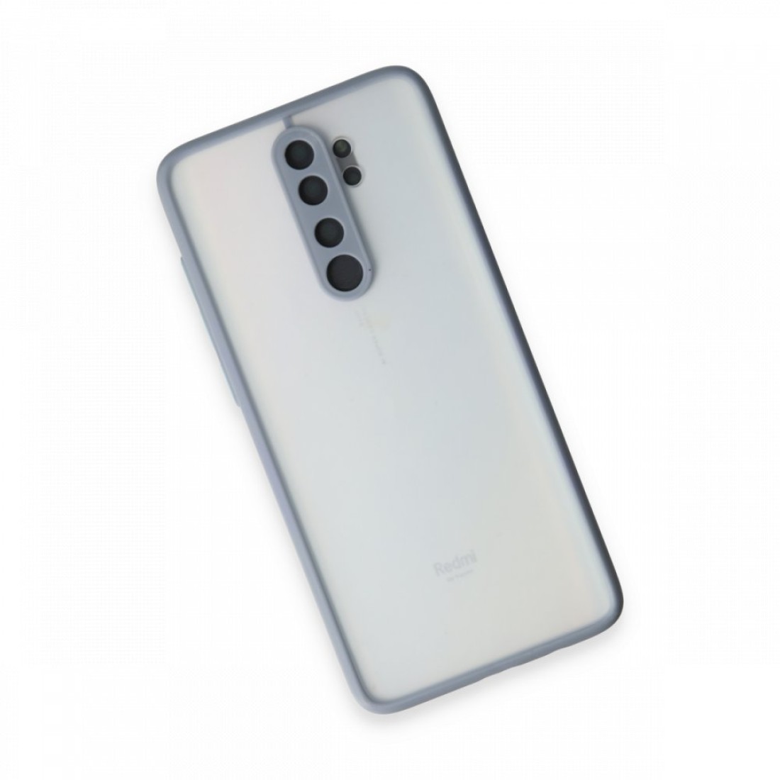 Xiaomi Redmi Note 8 Pro Kılıf Montreal Silikon Kapak - Gri
