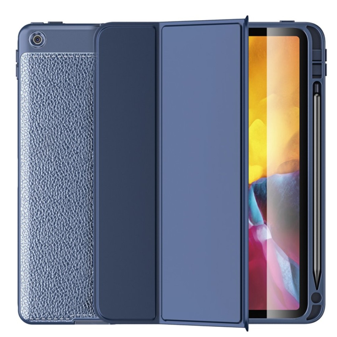  iPad 10.2 (7.nesil) Kılıf Tablet Focus Silikon - Lacivert