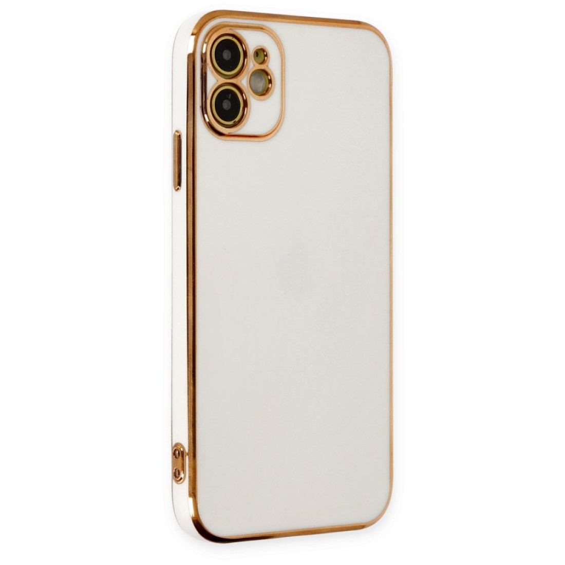  iPhone 12 Kılıf Volet Silikon - Beyaz