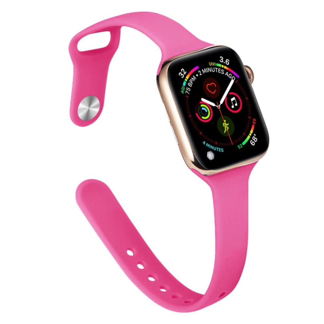  Apple Watch 38mm Klasik Kordon - Pembe