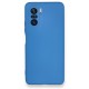  Xiaomi Redmi K40 Kılıf Nano içi Kadife Silikon - Mavi