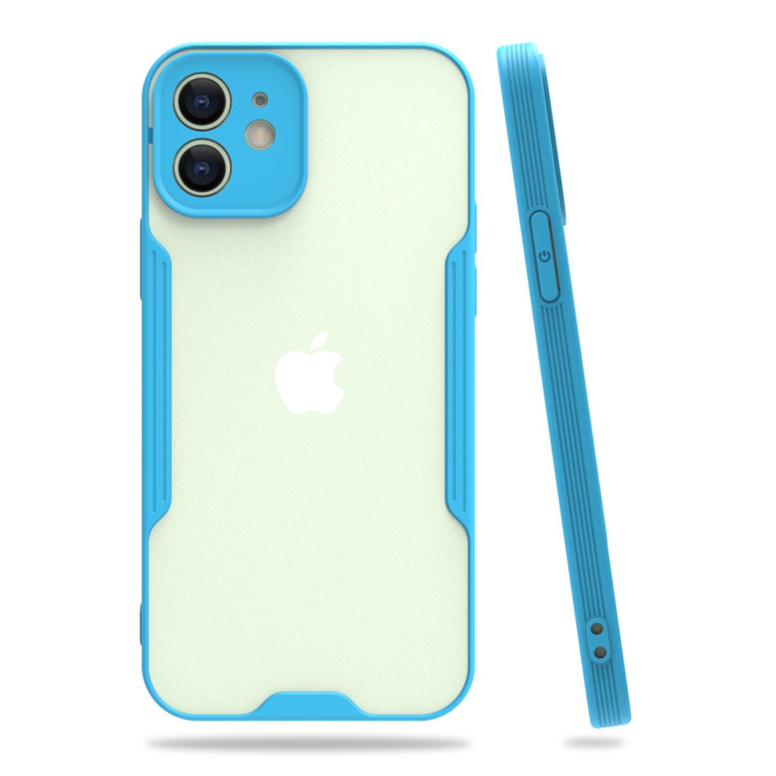iPhone 12 Mini Kılıf Platin Silikon - Mavi iPhone 12 Mini Kılıf Platin Silikon - Mavi