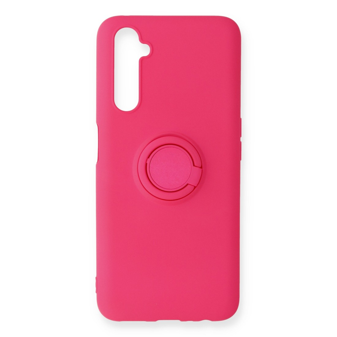 Realme 6 Pro Kılıf Viktor Yüzüklü Silikon - Pembe Realme 6 Pro Kılıf Viktor Yüzüklü Silikon - Pembe