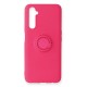 Realme 6 Pro Kılıf Viktor Yüzüklü Silikon - Pembe Realme 6 Pro Kılıf Viktor Yüzüklü Silikon - Pembe