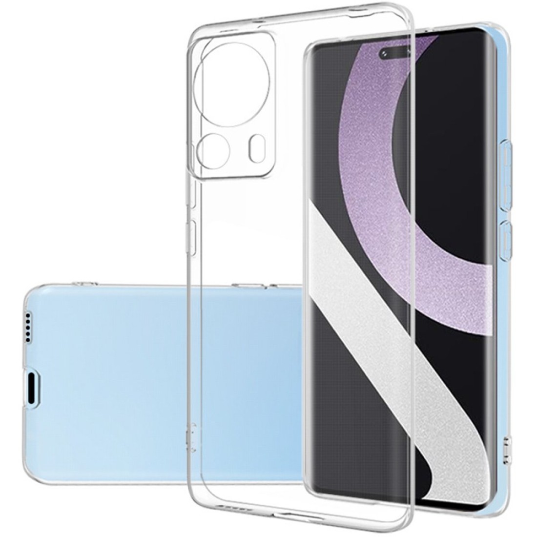  Xiaomi Mi 13 Lite Kılıf Lüx Şeffaf Silikon