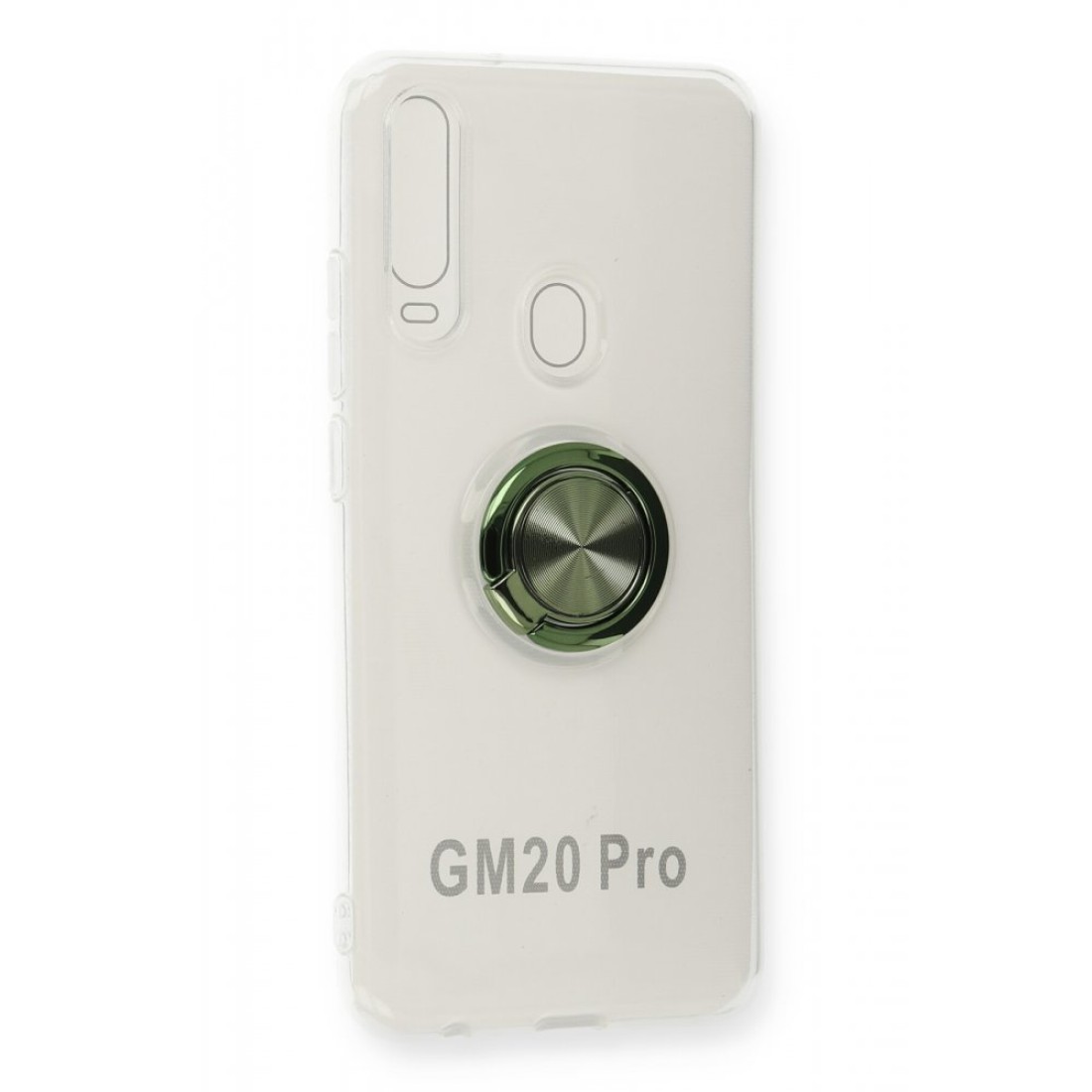  General Mobile GM 20 Pro Kılıf Gros Yüzüklü Silikon - Yeşil