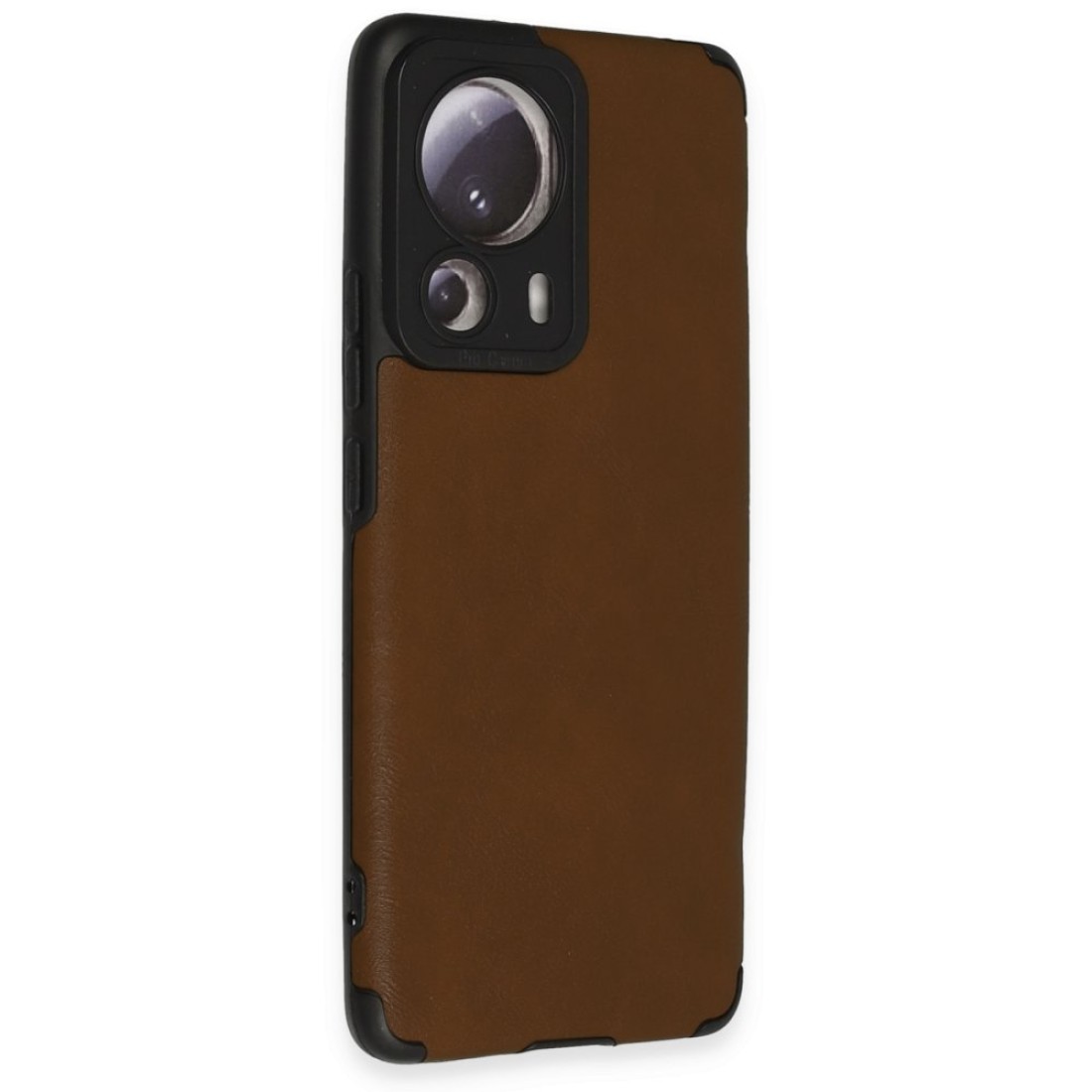 Xiaomi Mi 13 Lite Kılıf Loop Deri Silikon - Kahverengi Xiaomi Mi 13 Lite Kılıf Loop Deri Silikon - Kahverengi
