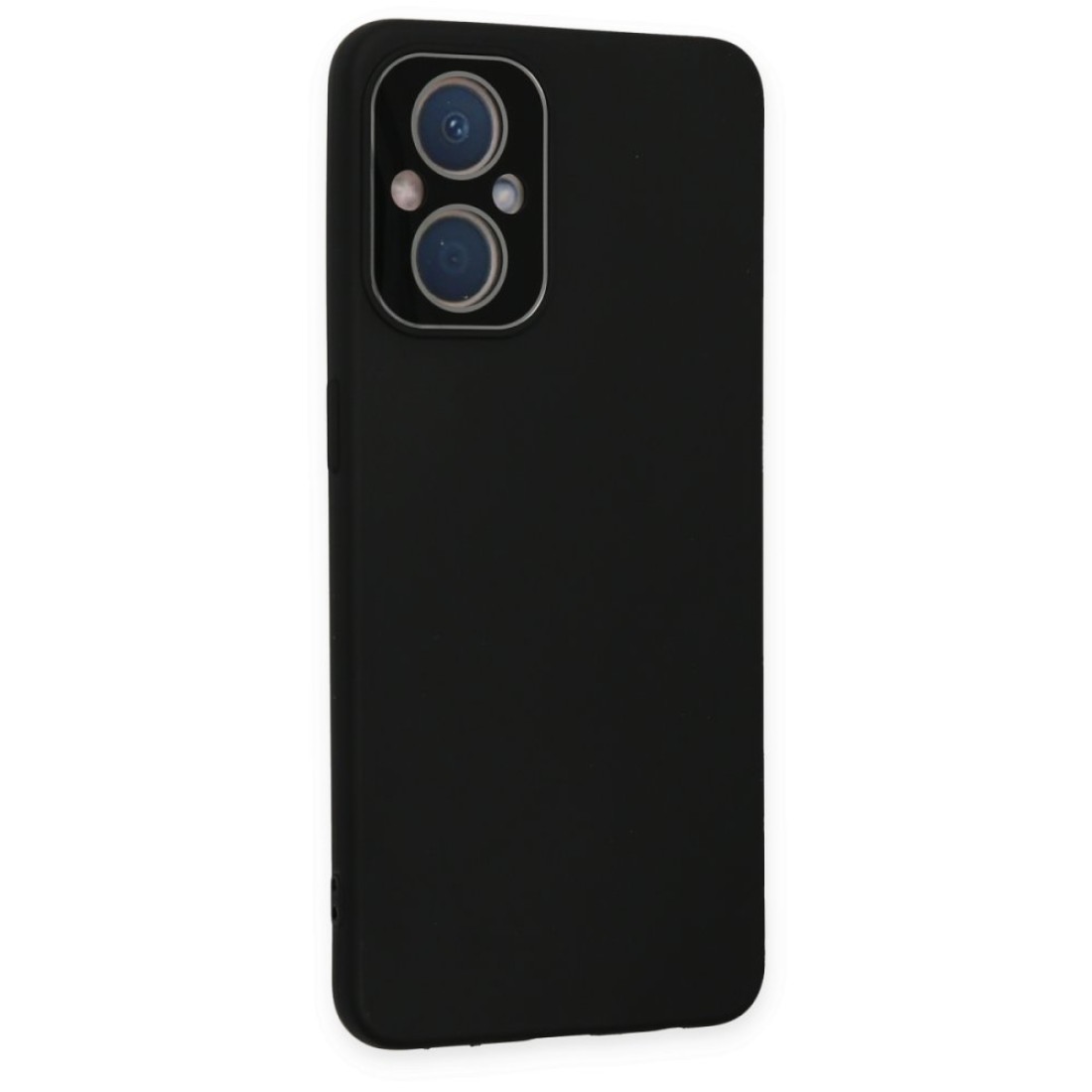 Oppo Reno 8 Lite Kılıf Lansman Glass Kapak - Siyah Oppo Reno 8 Lite Kılıf Lansman Glass Kapak - Siyah