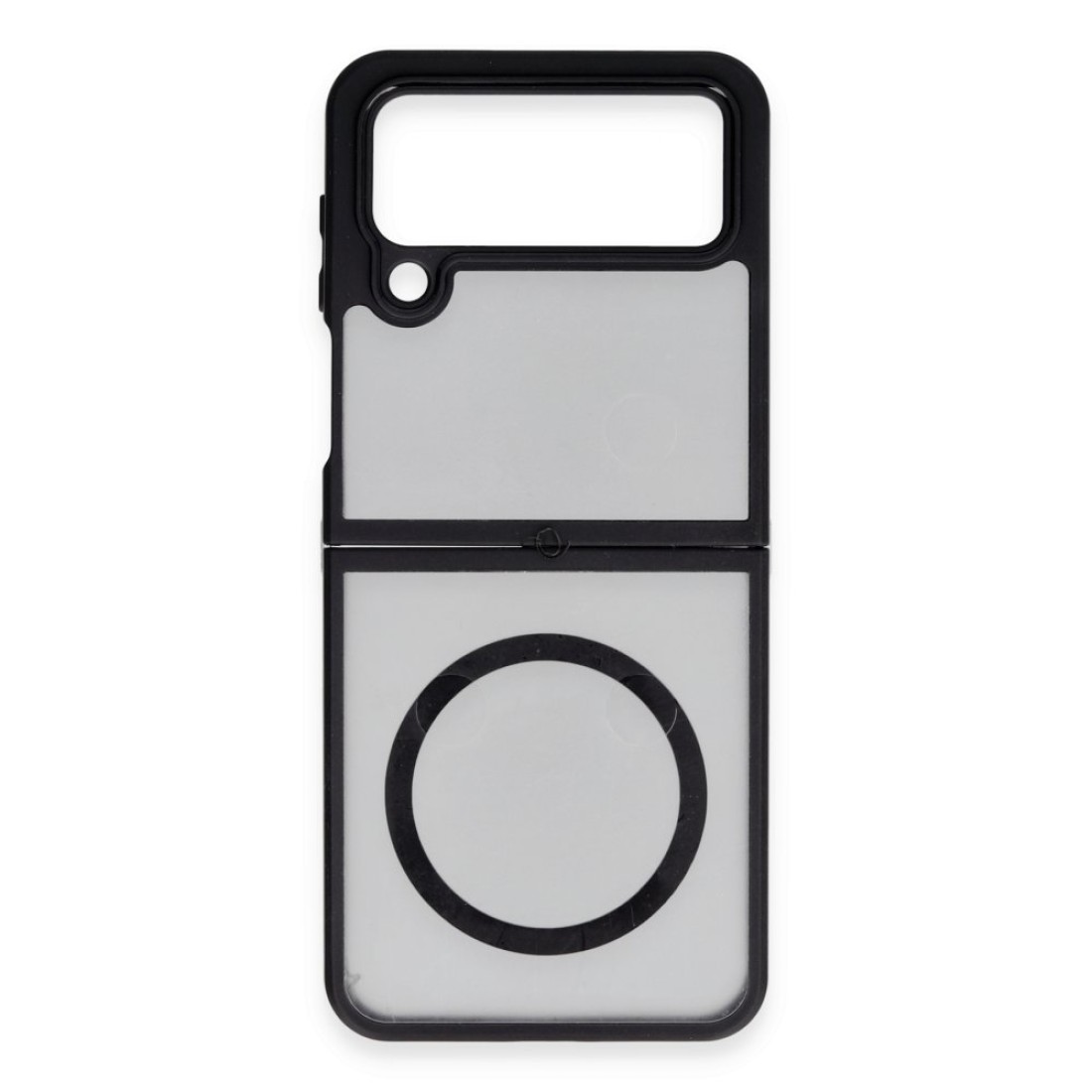  Samsung Galaxy Z Flip 4 Kılıf Blur Fold Magsafe Kapak - Mat Siyah